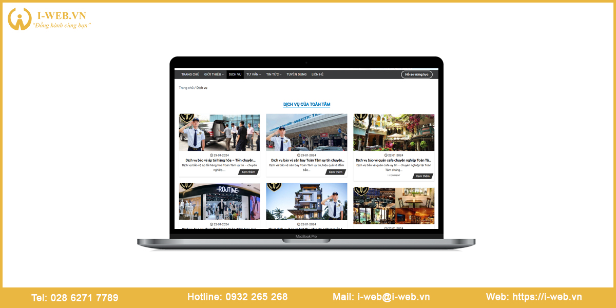 Lưu ý web bảo vệ