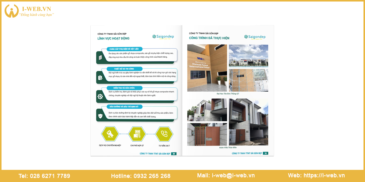 Mẫu thiết kế hồ sơ năng lực