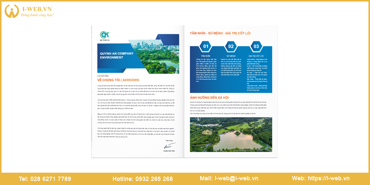 Mẫu thiết kế hồ sơ năng lực