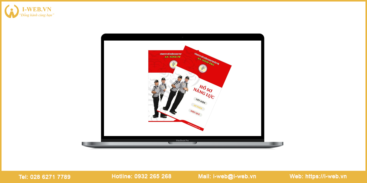 Mẫu thiết kế hồ sơ năng lực công ty bảo vệ
