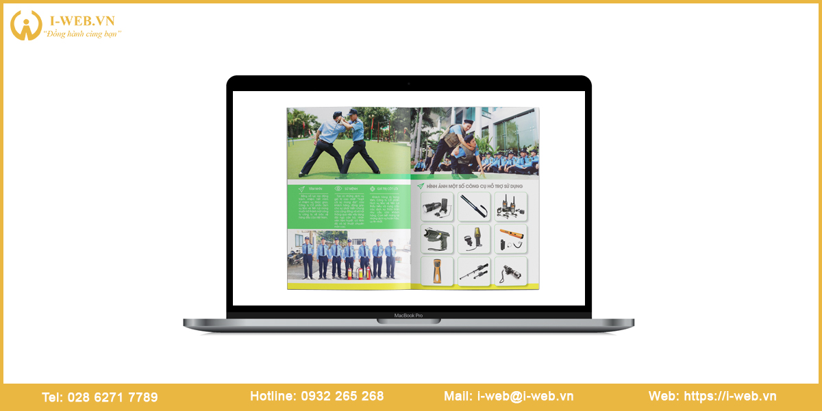 Mẫu thiết kế hồ sơ năng lực công ty bảo vệ