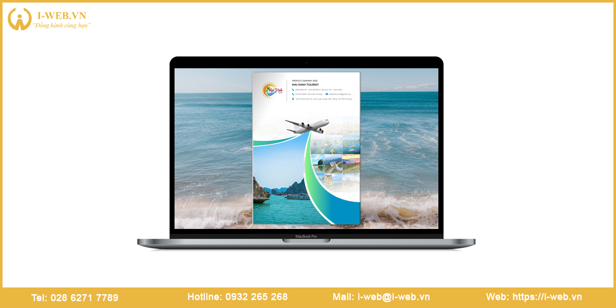 Mẫu thiết kế hồ sơ năng lực du lịch