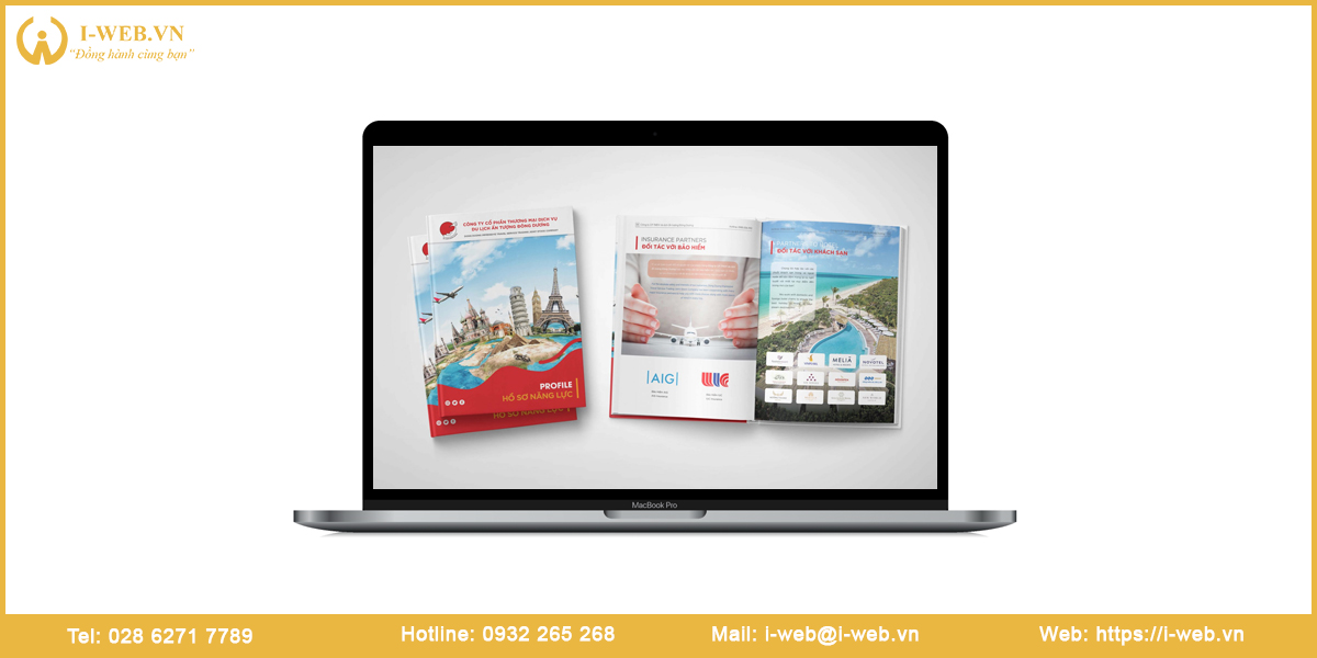 Mẫu thiết kế hồ sơ năng lực du lịch