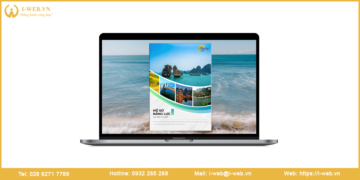 Mẫu thiết kế hồ sơ năng lực du lịch