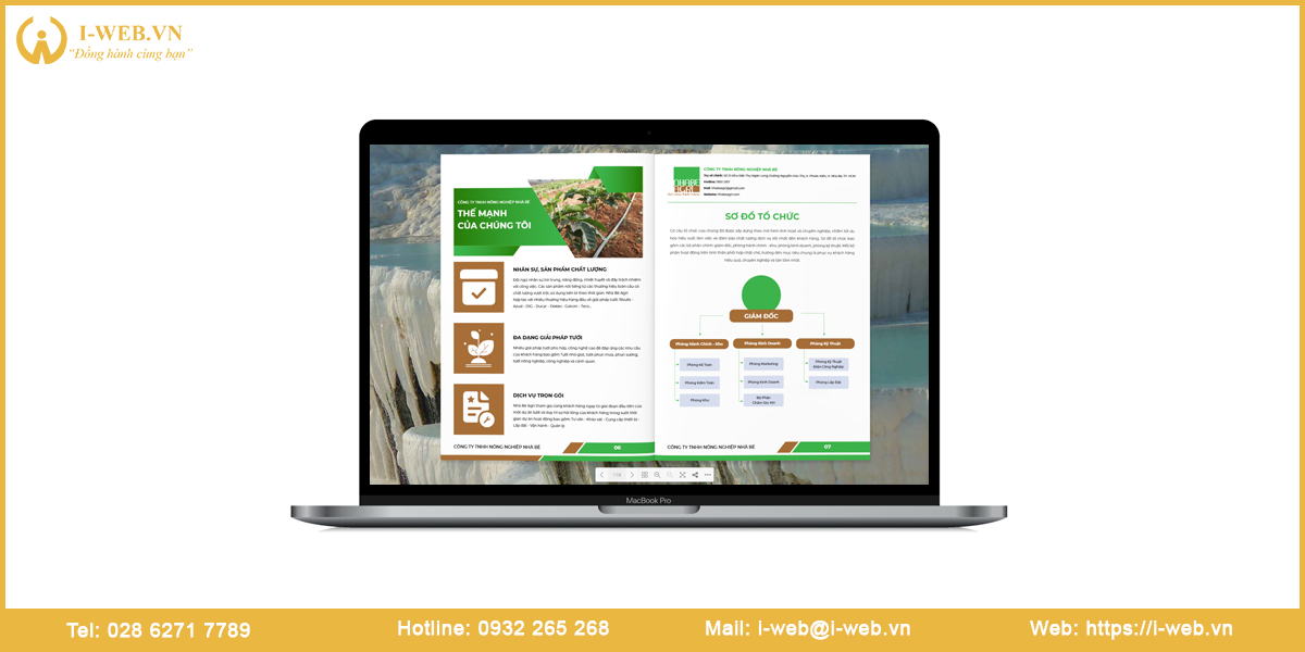 Mẫu thiết kế hồ sơ năng lực môi trường