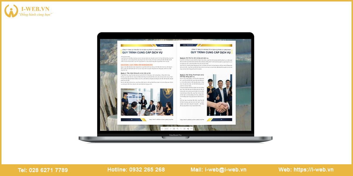 Mẫu thiết kế hồ sơ năng lực công ty luật