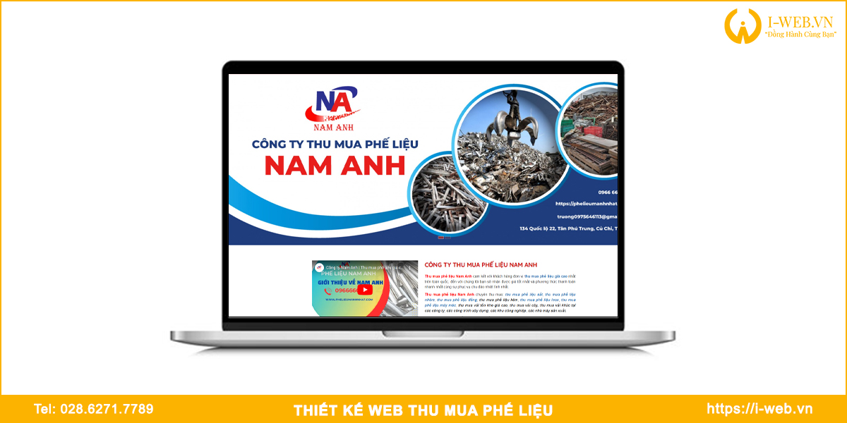 Mẫu web phế liệu