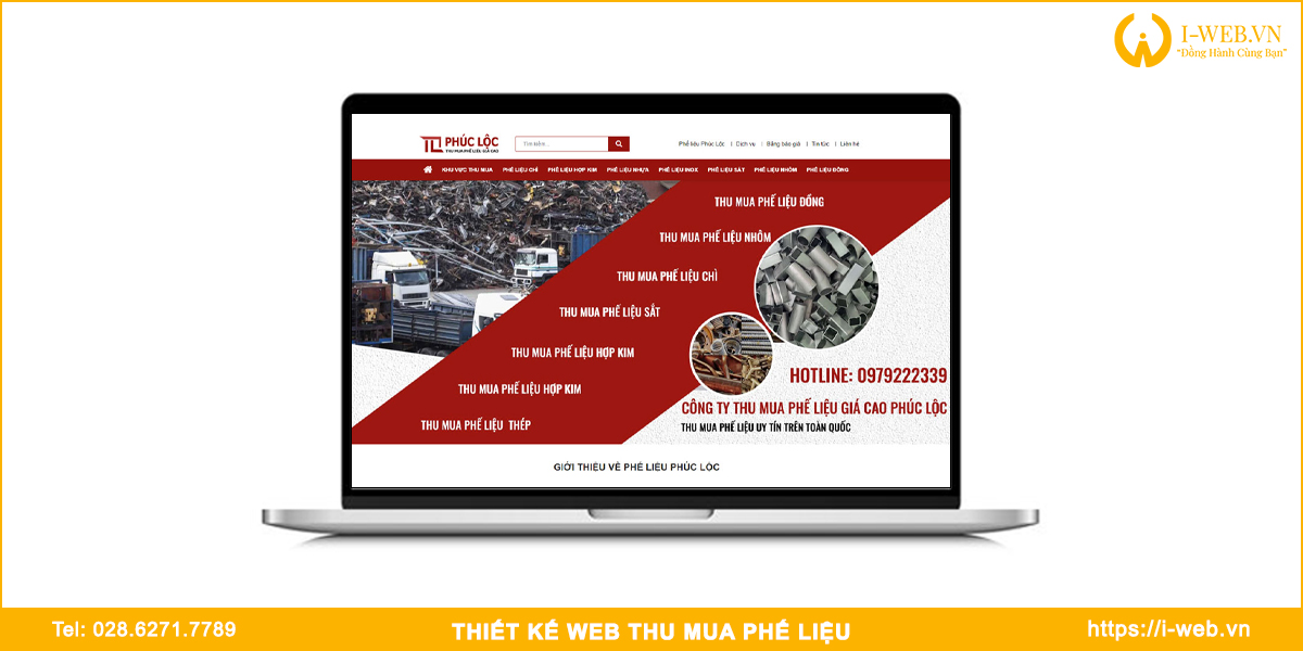 Mẫu web phế liệu