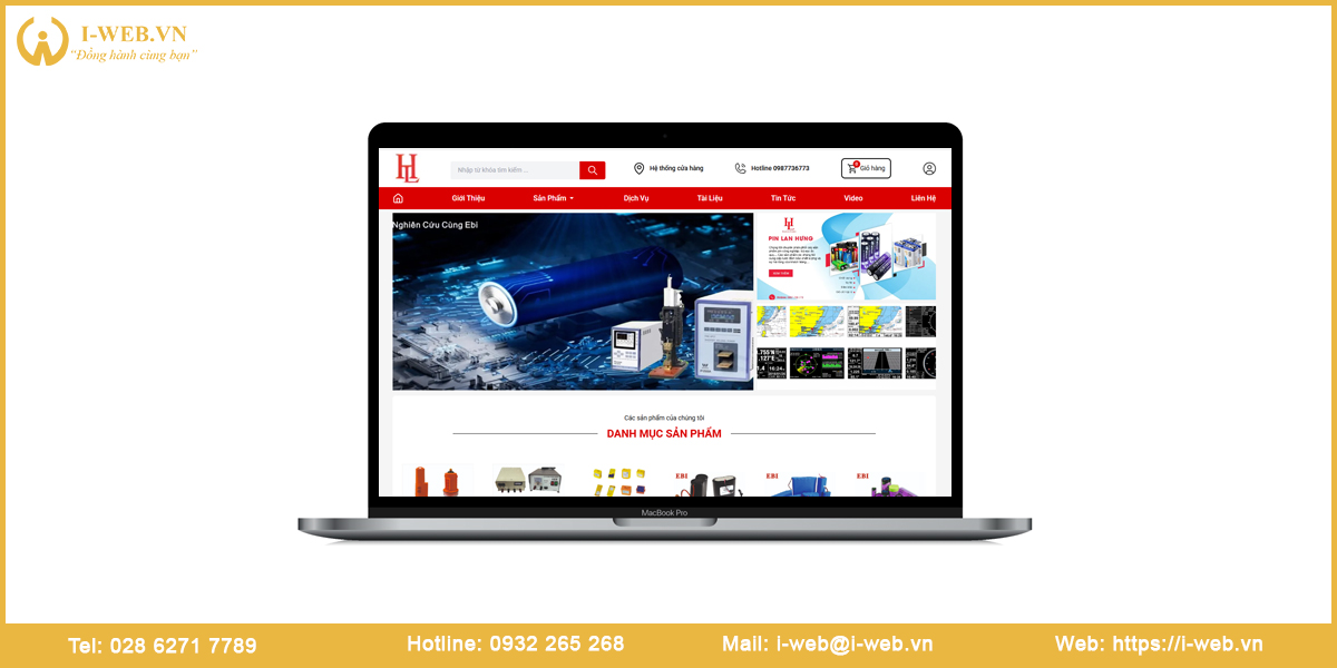 Mẫu thiết kế website Bạc Liêu
