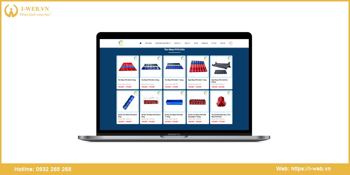 Mẫu web bán hàng