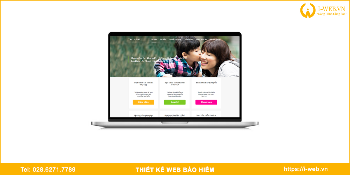 Mẫu web bảo hiểm