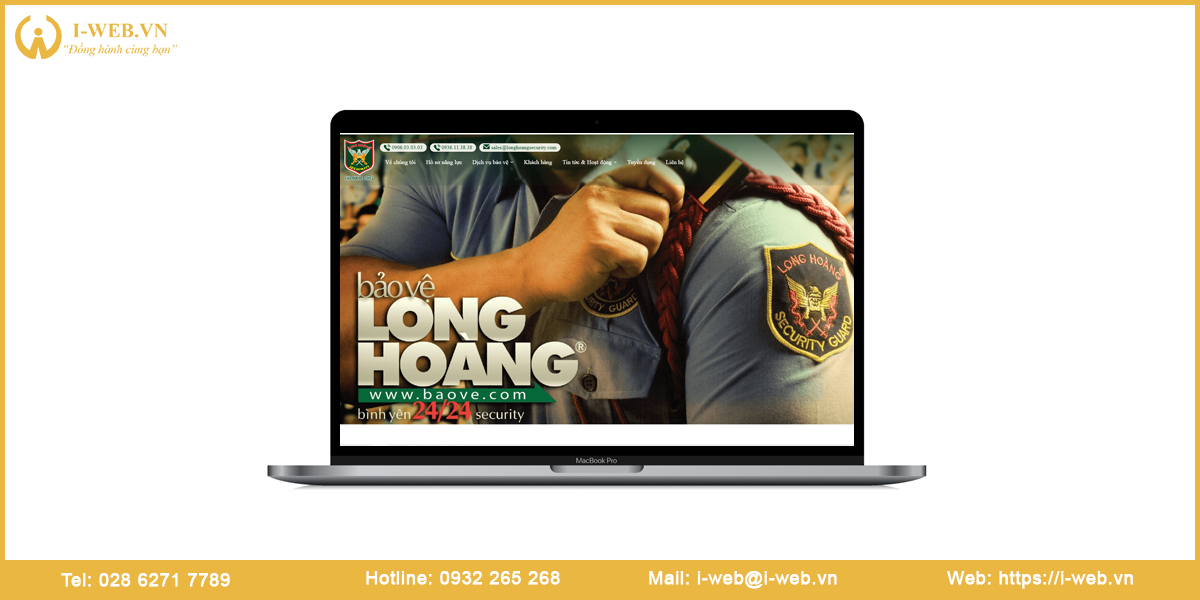 Mẫu website bảo vệ