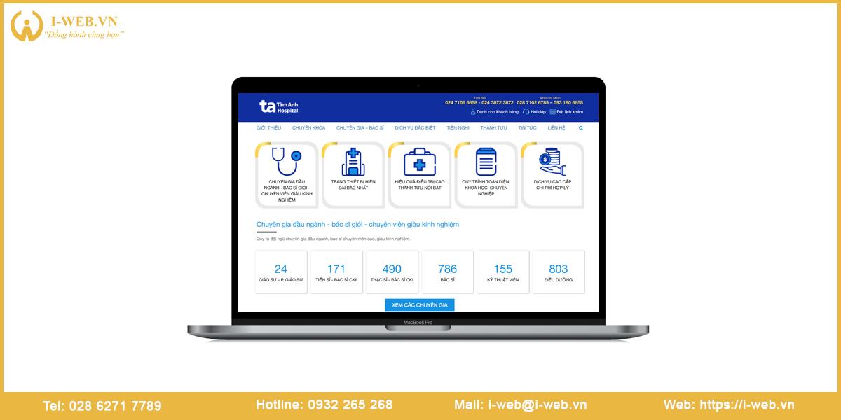 Mẫu web bệnh viện