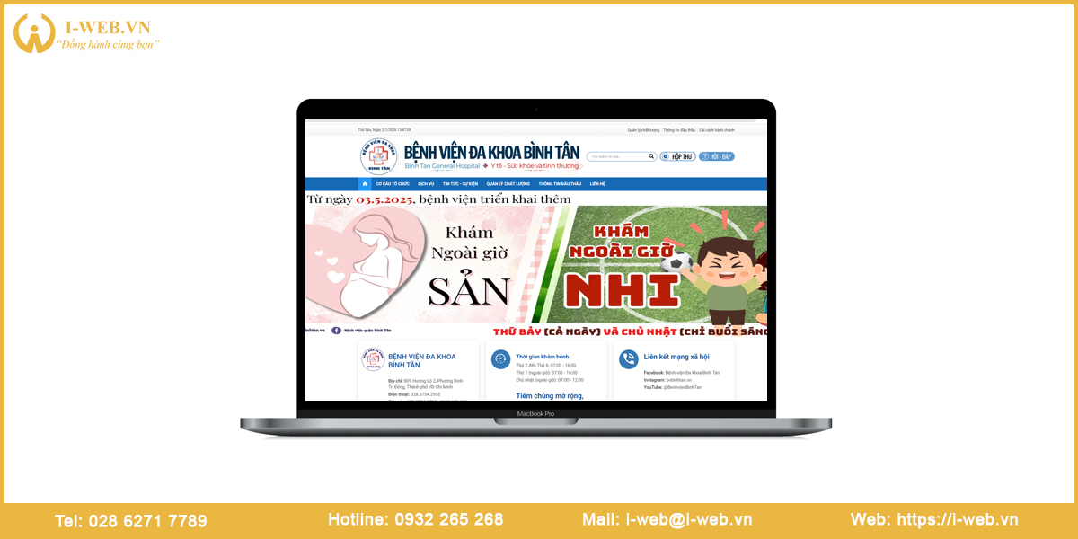Mẫu web bệnh viện