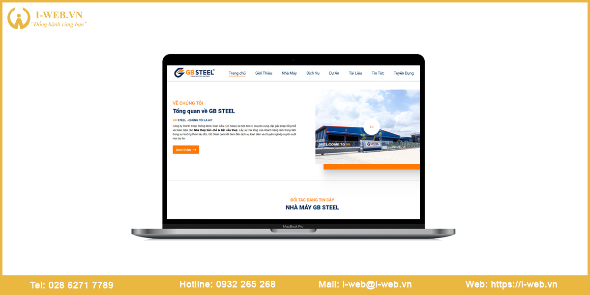 Mẫu thiết kế website Bình Dương