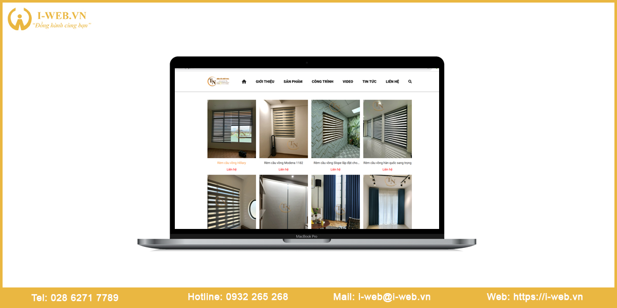 Mẫu thiết kế website Bình Dương