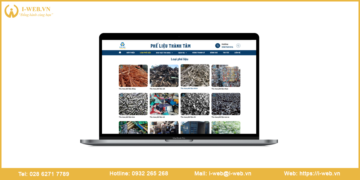 Mẫu thiết kế website Bình Phước