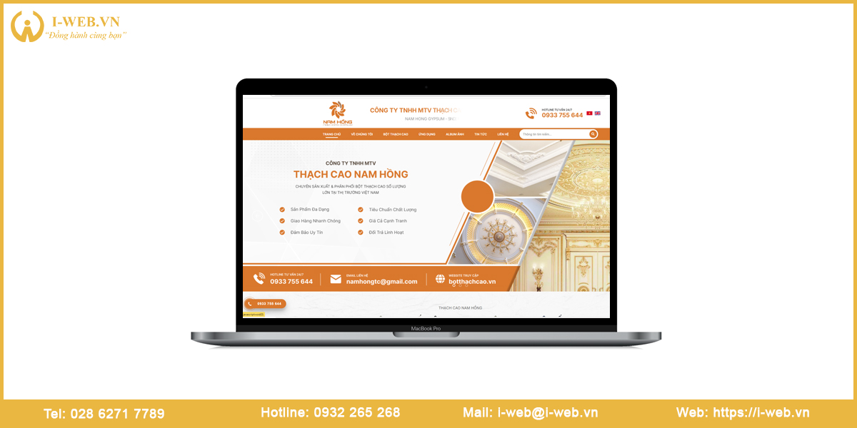 Mẫu thiết kế website Cần thơ