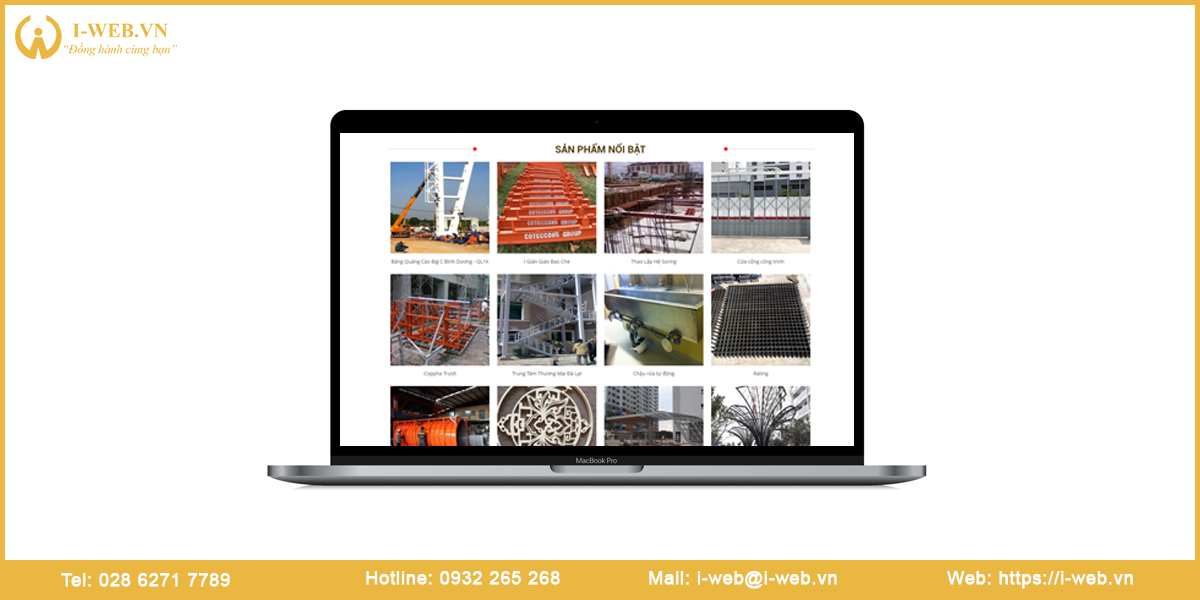 Mẫu web cơ khí 2