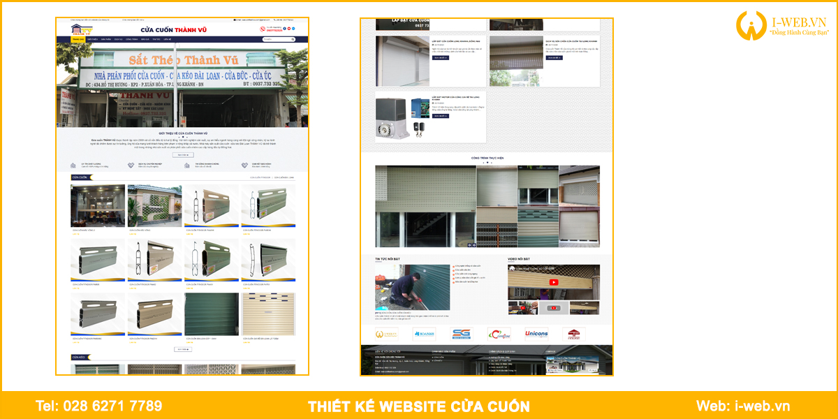 Mẫu web cửa cuốn 2