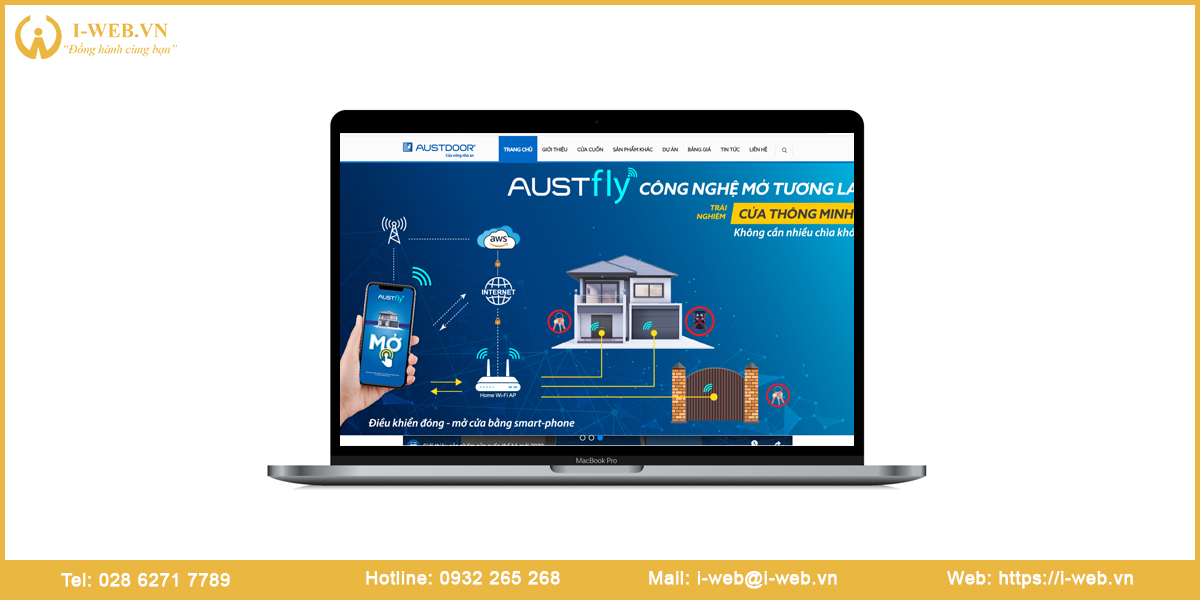 Mẫu web cửa cuốn