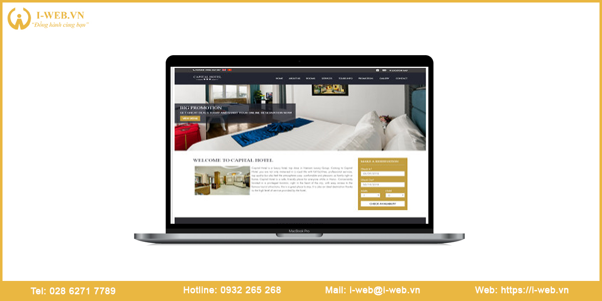 Mẫu thiết kế web Đà Lạt