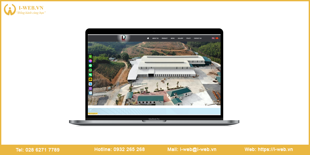 Mẫu thiết kế web Đan Phượng