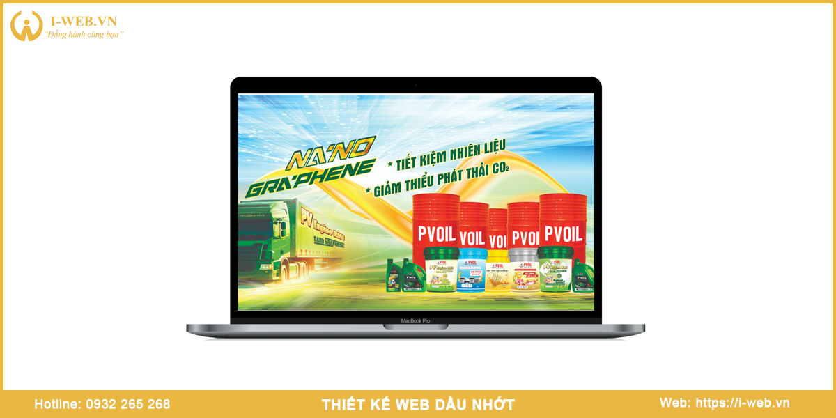 Mẫu web dầu nhớt