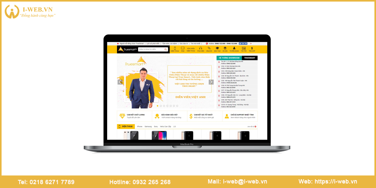 Mẫu web dịch vụ