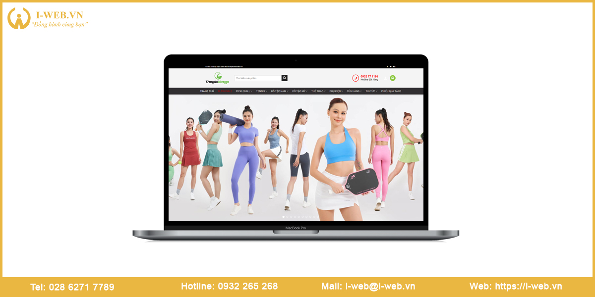 Mẫu web đồ thể thao