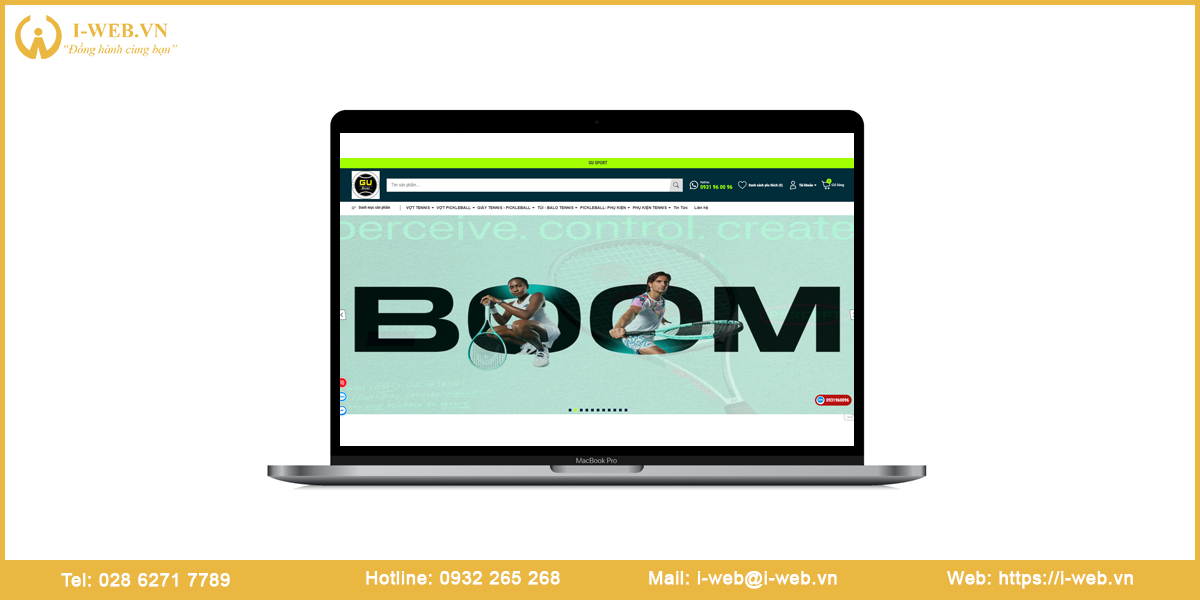 Mẫu web đồ thể thao