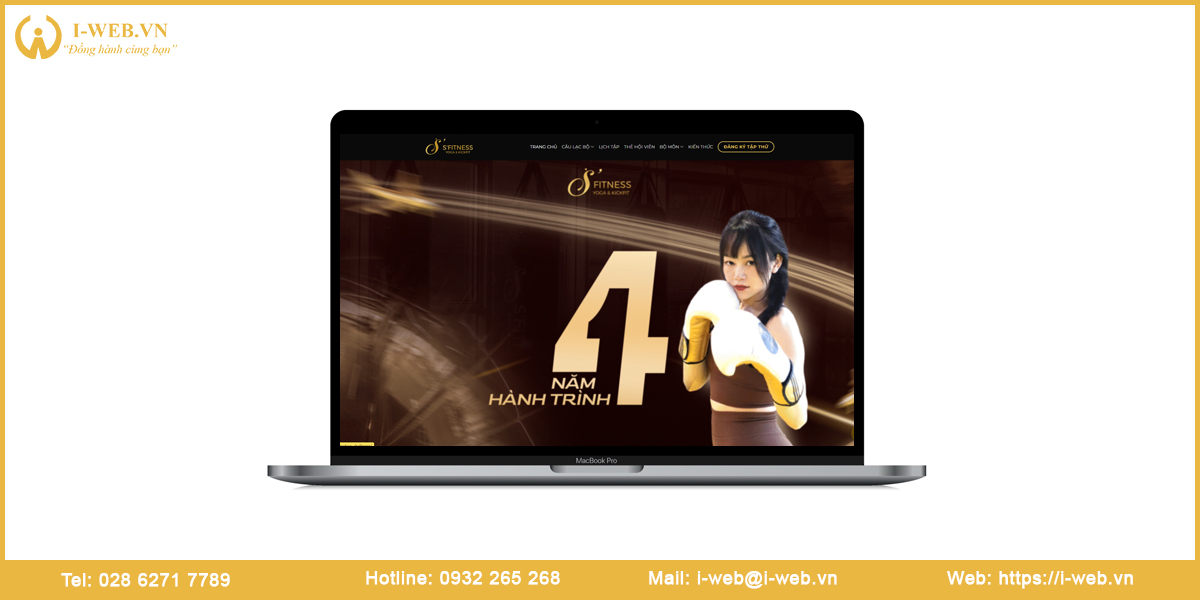 Mẫu website fitness