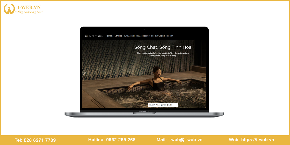 Mẫu website fitness