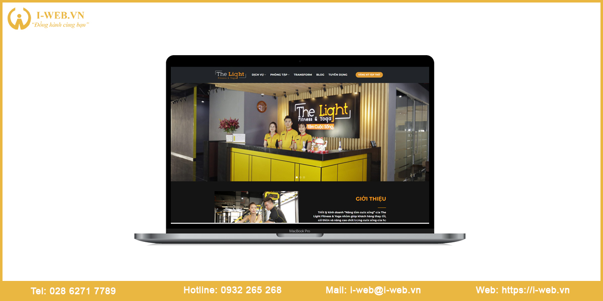 Mẫu website fitness