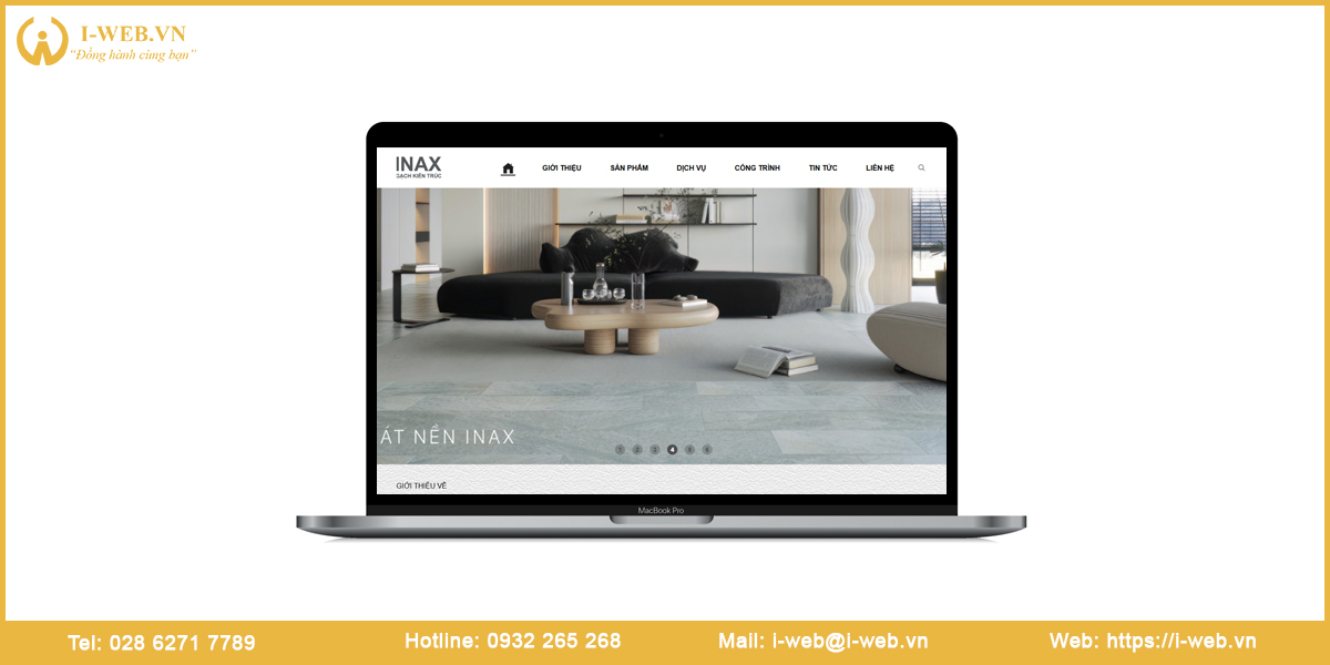 Mẫu website gạch ốp lát