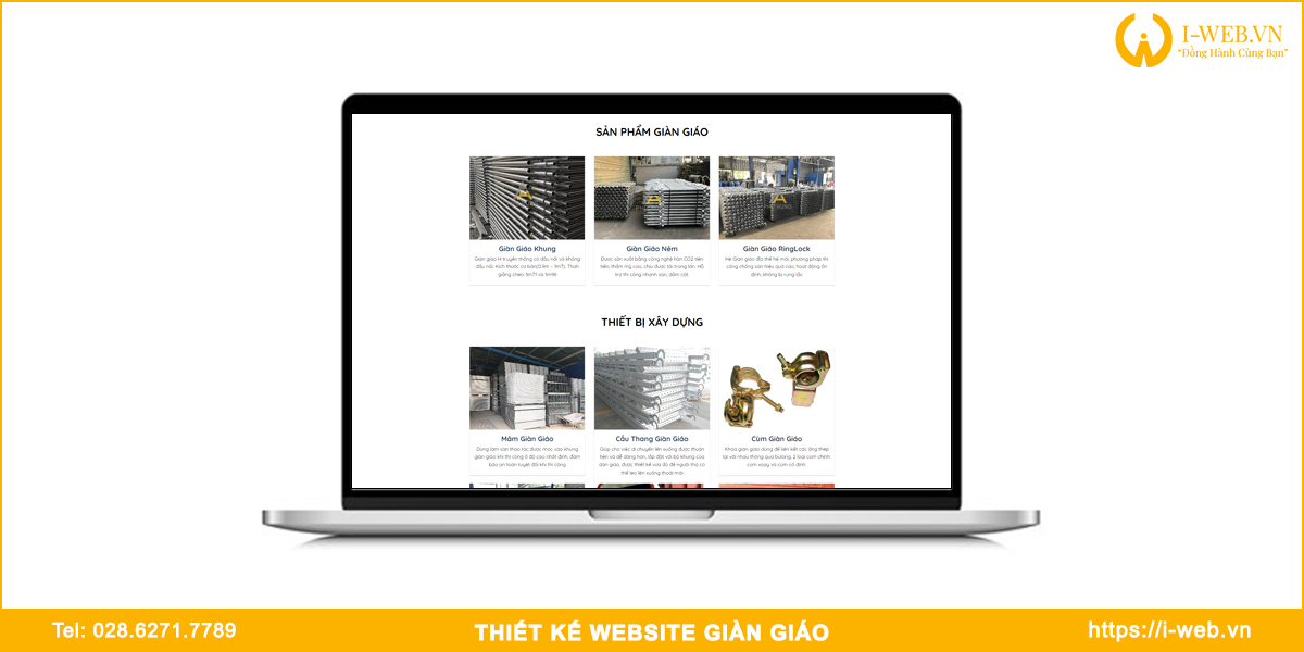 Mẫu web giàn giáo