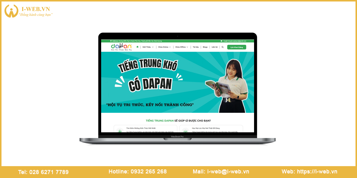 Mẫu web giáo dục