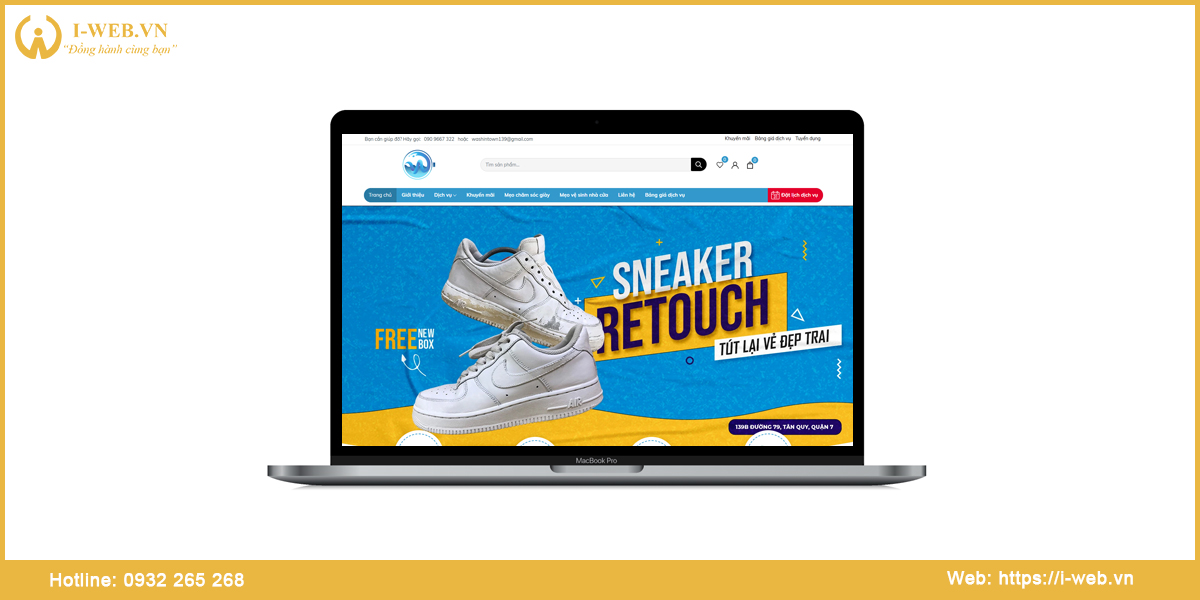 Mẫu web giặt sấy