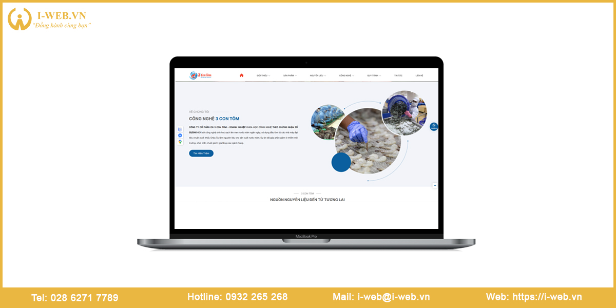 Mẫu web giới thiệu công ty