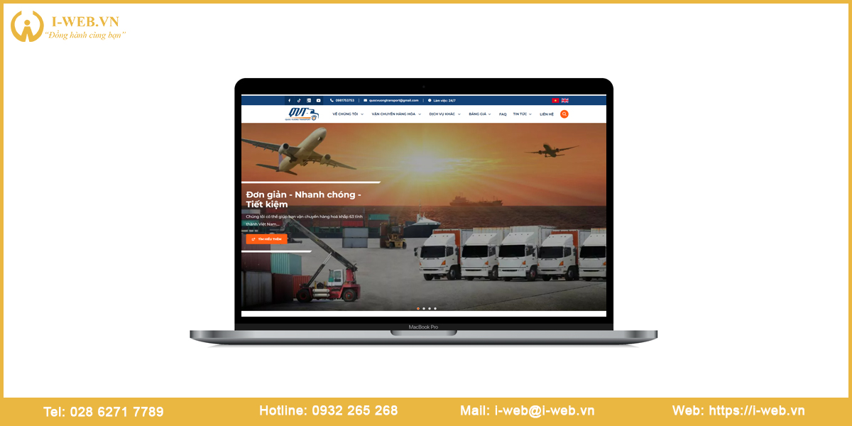 Mẫu web giới thiệu công ty