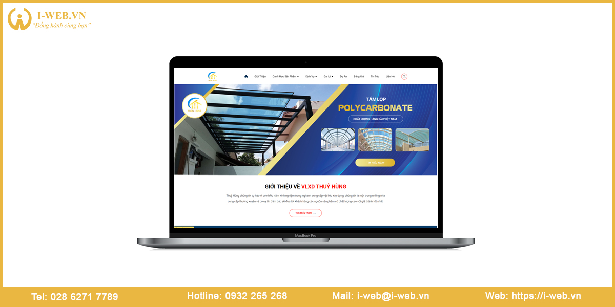 Mẫu web giới thiệu công ty