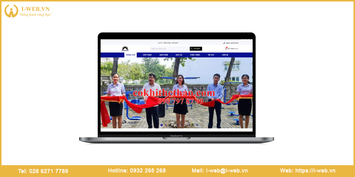 Mẫu thiết kế web hộ kinh doanh