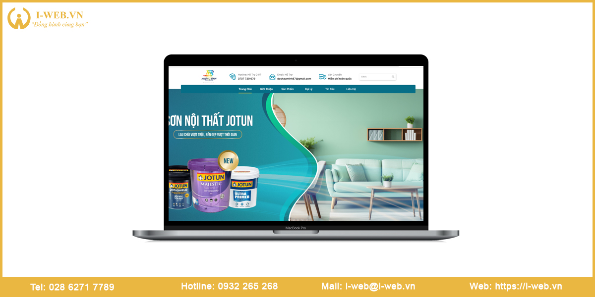 Mẫu thiết kế web hộ kinh doanh