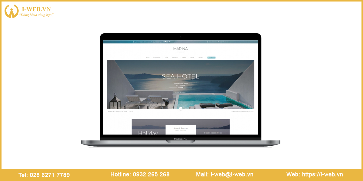 Mẫu web khách sạn