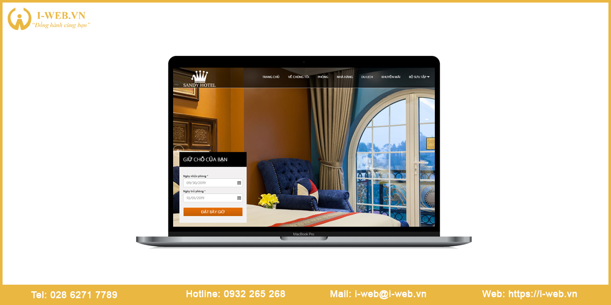 Mẫu thiết kế web khách sạn
