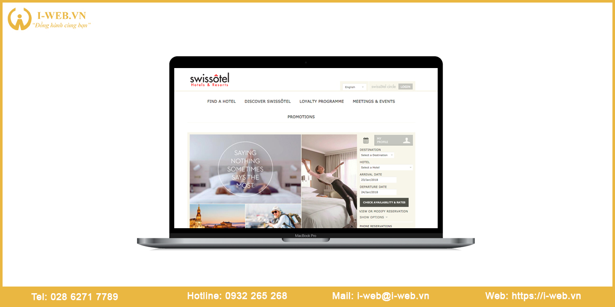 Mẫu web khách sạn