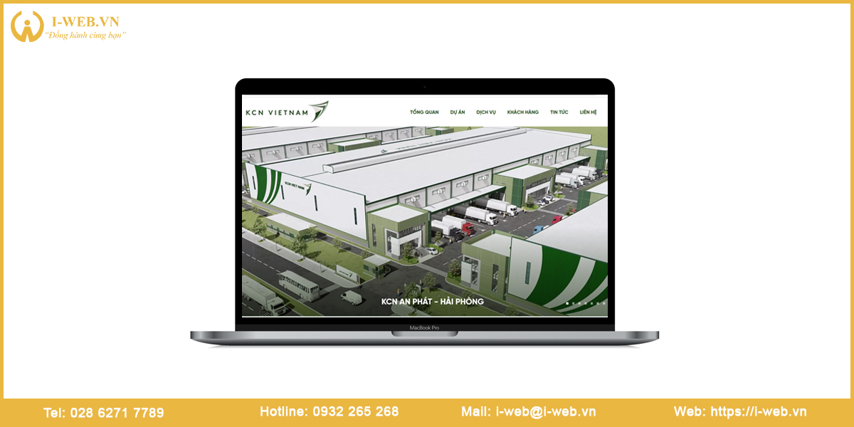 Mẫu web kho bãi nhà xưởng