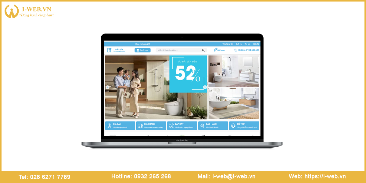 Mẫu thiết kế website Kiên Giang