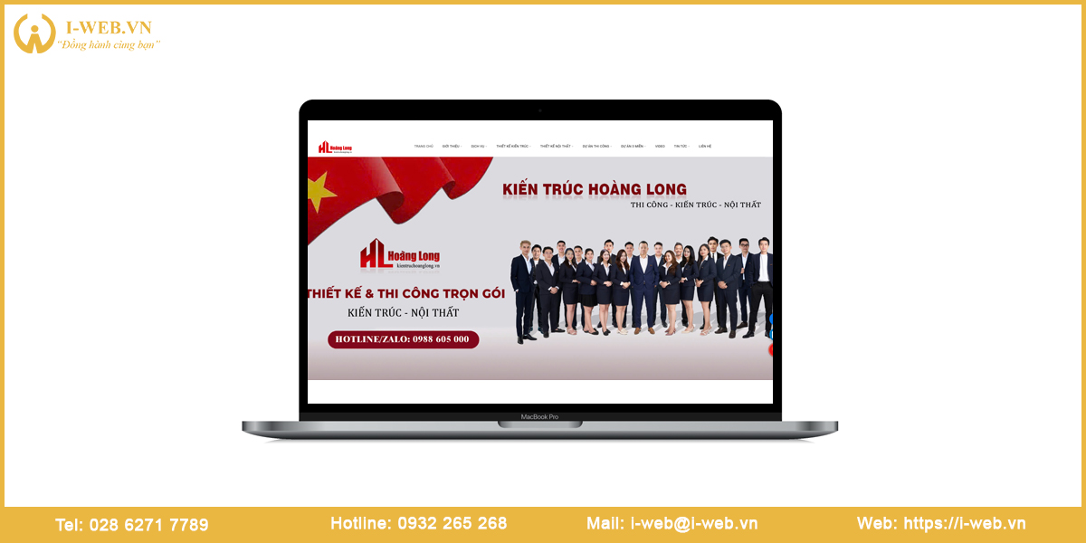 Mẫu website kiến trúc