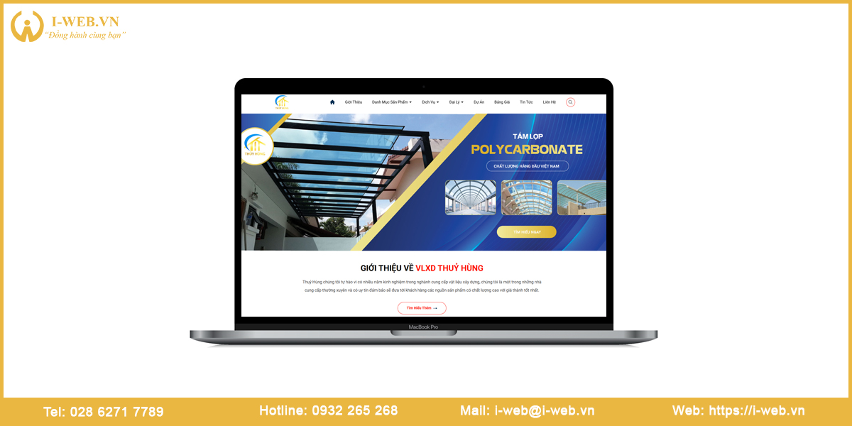 Mẫu thiết kế website Long An